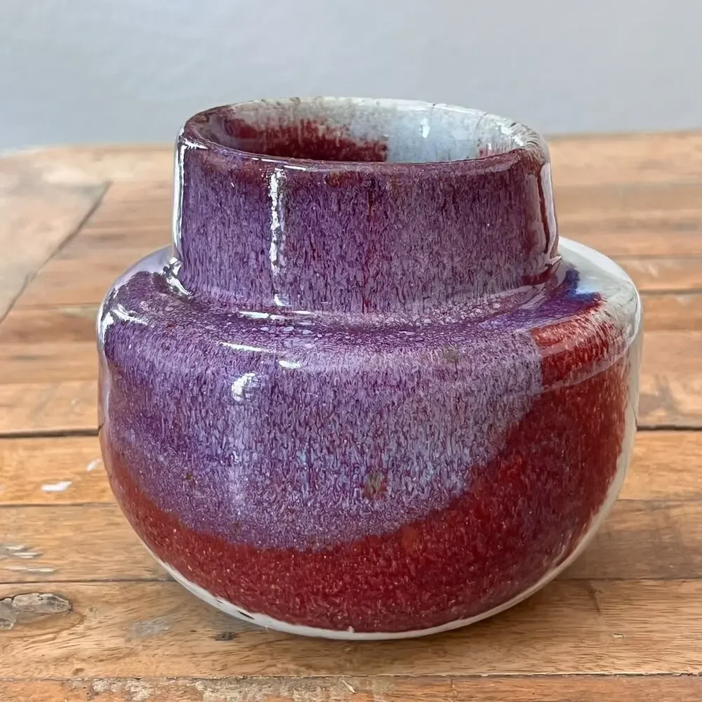 Art Studio Pottery Pot Vase 5.25